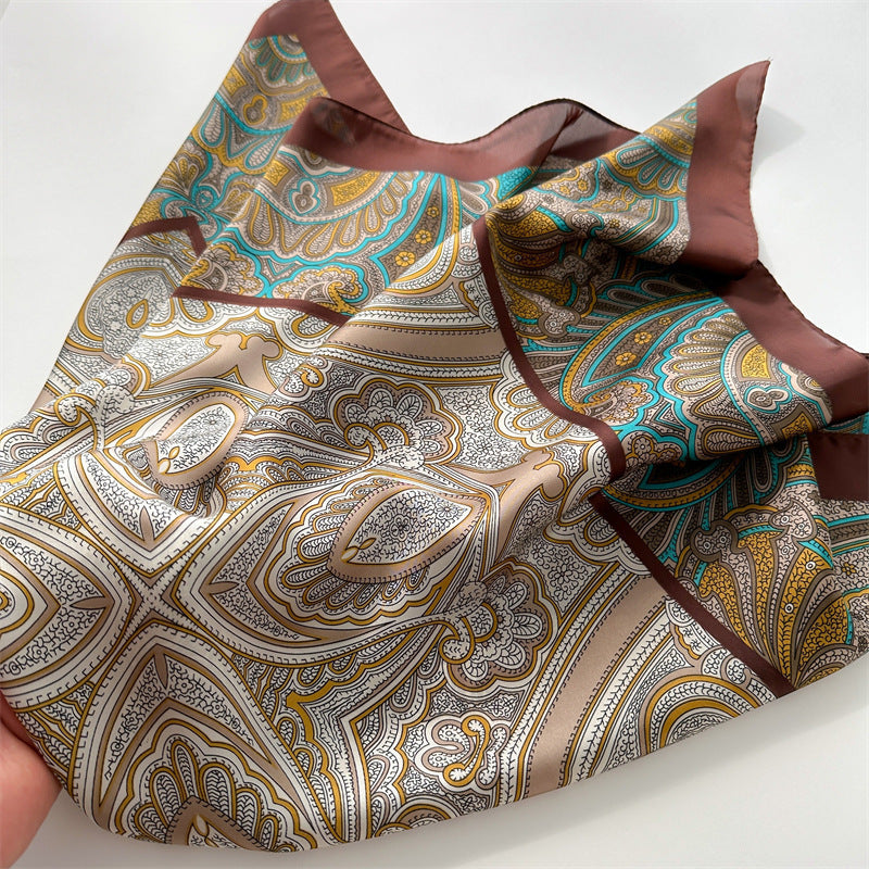 Lenço Toque de Seda Ravena 70x70cm - Estilo 14