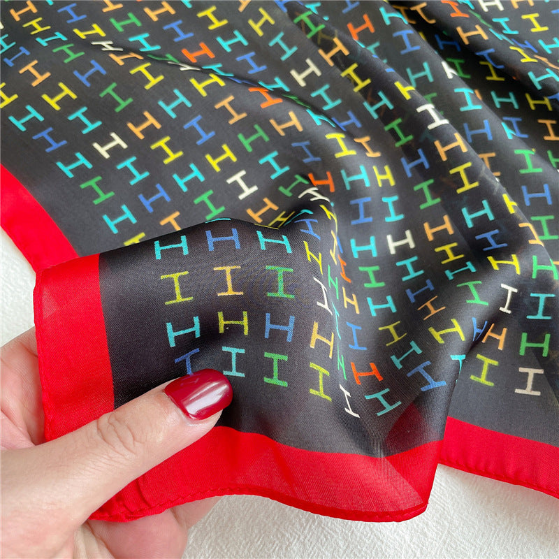 Lenço Toque de Seda Catânia 70x70cm - Estilo 51