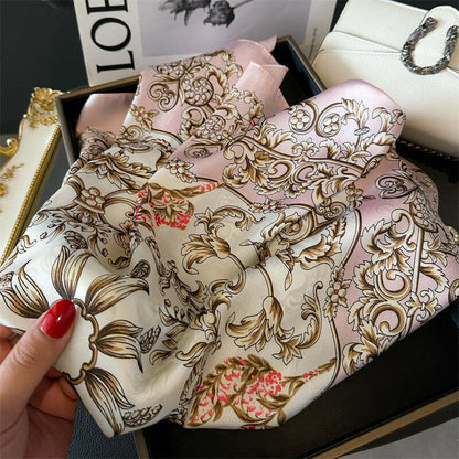 Lenço Toque de Seda Catânia 70x70cm - Estilo 46