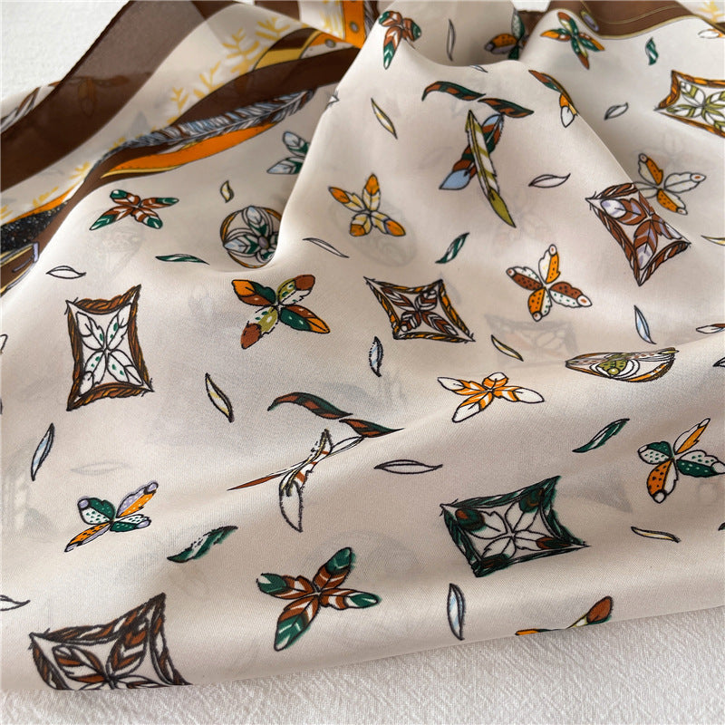 Lenço Toque de Seda Catânia 70x70cm - Estilo 24