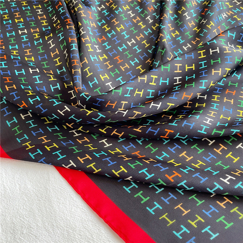 Lenço Toque de Seda Catânia 70x70cm - Estilo 51