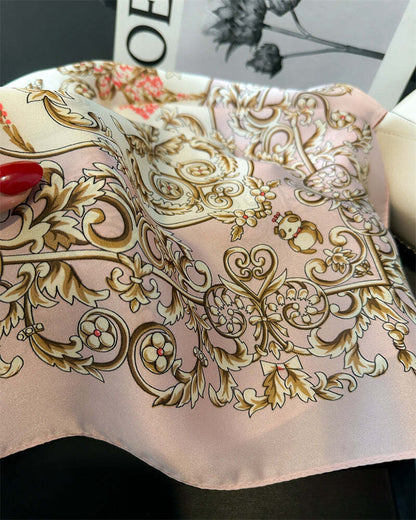 Lenço Toque de Seda Catânia 70x70cm - Estilo 46