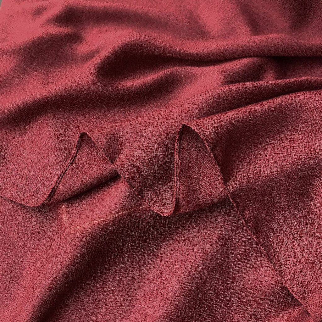 Echarpe de Algodão Lisa 180x90cm - Vinho