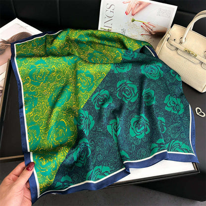 Lenço Toque de Seda Ravena 70x70cm - Estilo 7