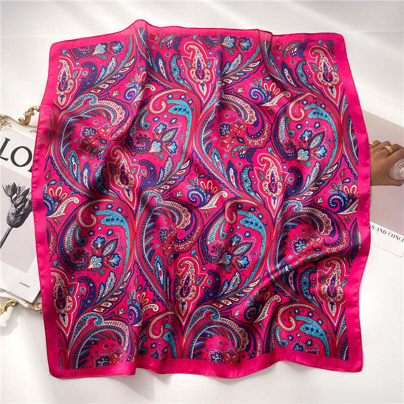 Lenço Toque de Seda Catânia 70x70cm - Estilo 29