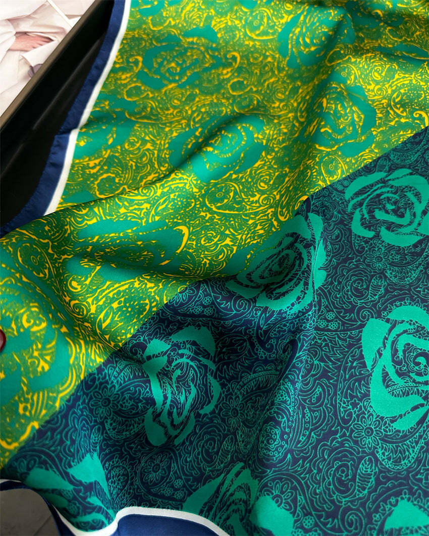 Lenço Toque de Seda Ravena 70x70cm - Estilo 7