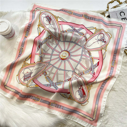 Lenço Toque de Seda Ravena 70x70cm - Estilo 62