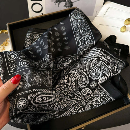 Lenço Toque de Seda Ravena 70x70cm - Estilo 3