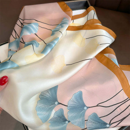 Lenço Toque de Seda Ravena 70x70cm - Estilo 39