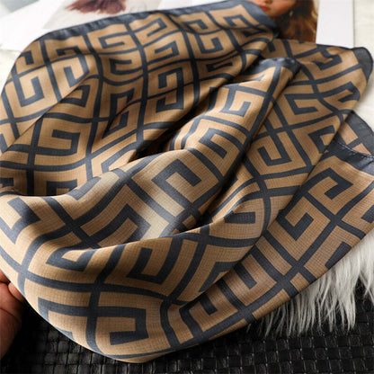 Lenço Toque de Seda Ravena 70x70cm - Estilo 5