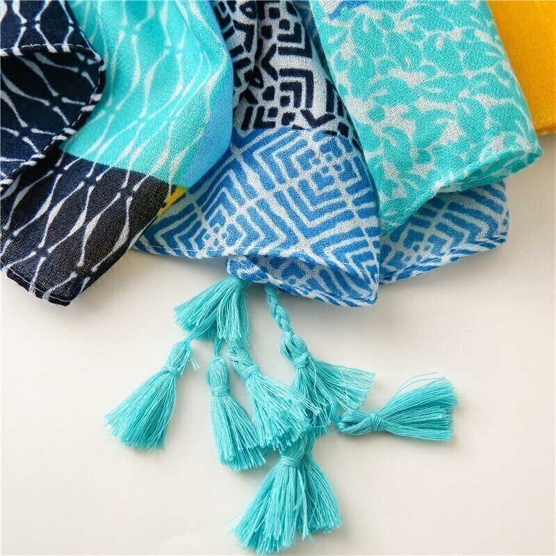Venice Cotton Scarf - Style 7