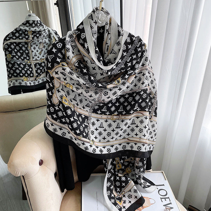 Turin Cotton Scarf - Style 38