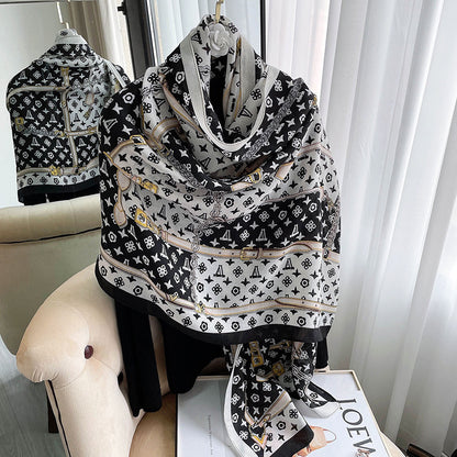 Turin Cotton Scarf - Style 38