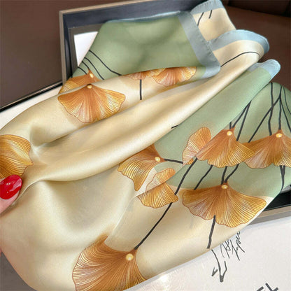 Lenço Toque de Seda Ravena 70x70cm - Estilo 54