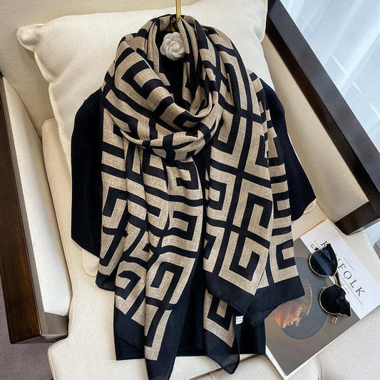 Turin Cotton Scarf - Style 6
