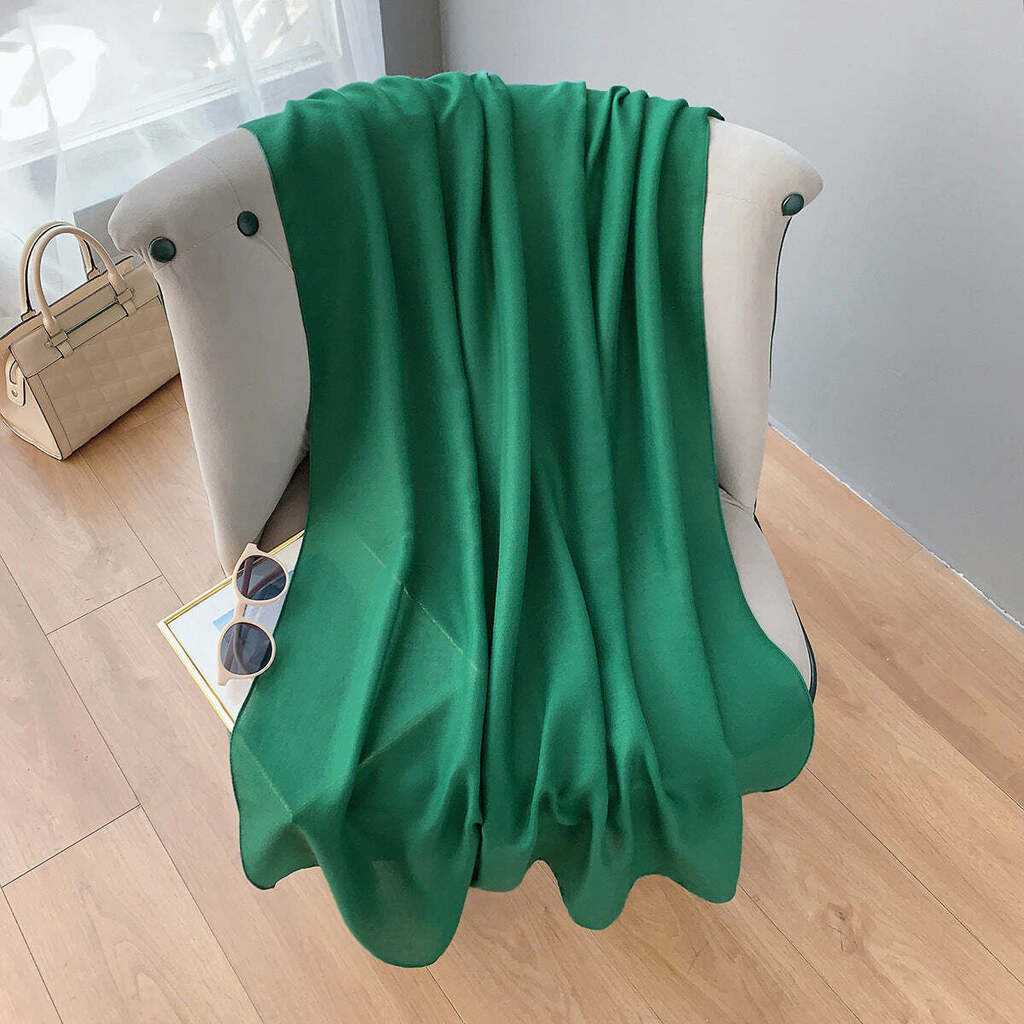 Echarpe de Algodão Lisa 180x90cm - Esmeralda