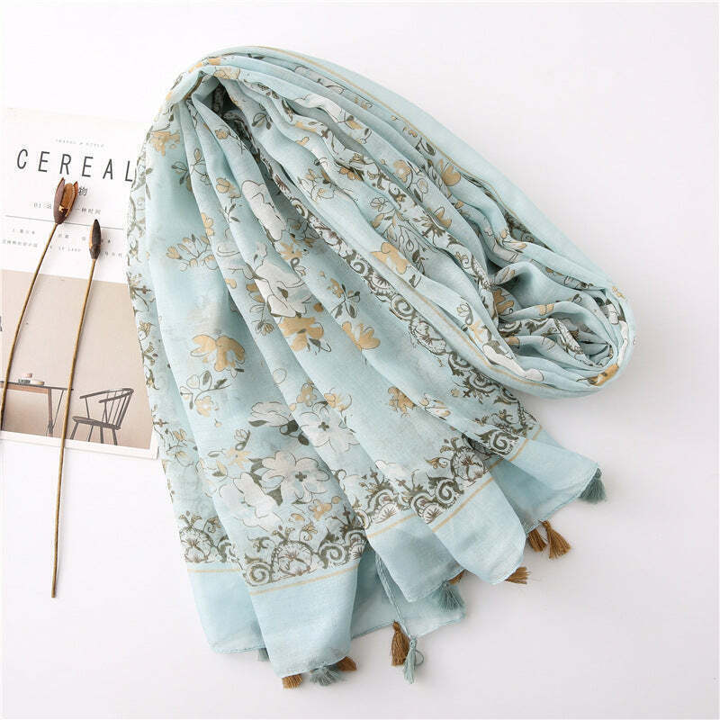 Venice Cotton Scarf - Style 9