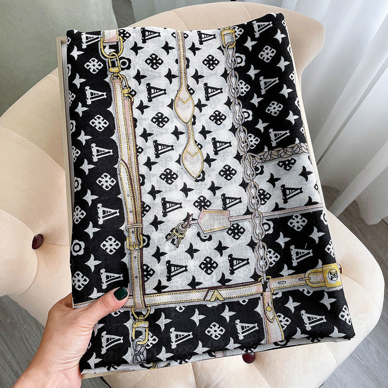 Turin Cotton Scarf - Style 38