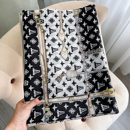 Turin Cotton Scarf - Style 38