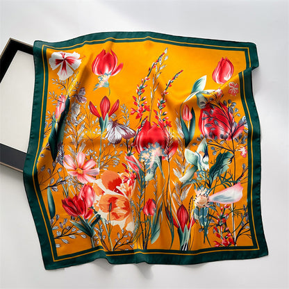 Lenço Toque de Seda Ravena 70x70cm - Estilo 2