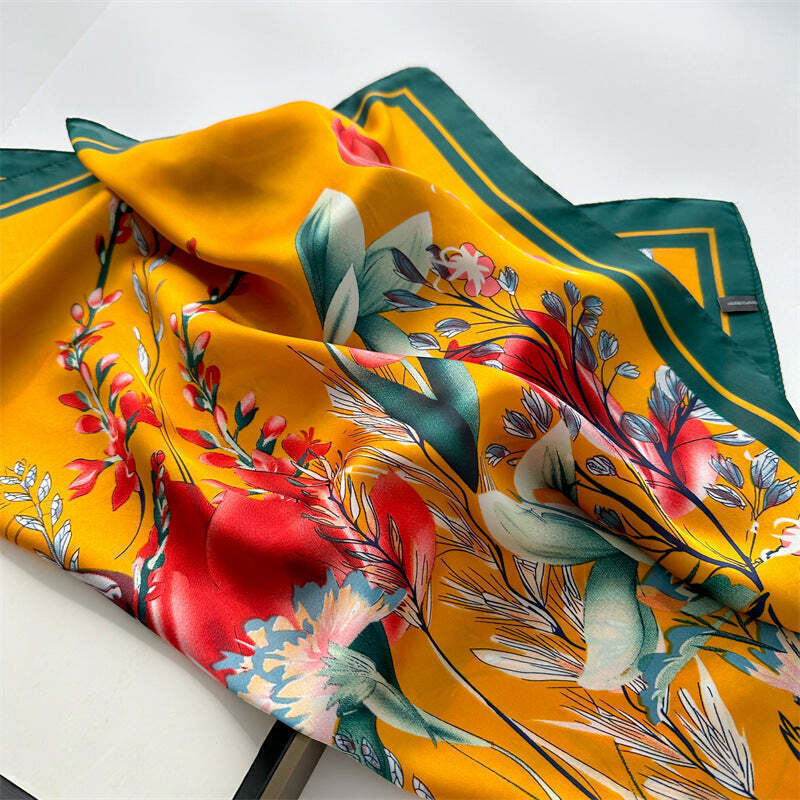 Lenço Toque de Seda Catânia 70x70cm - Estilo 36