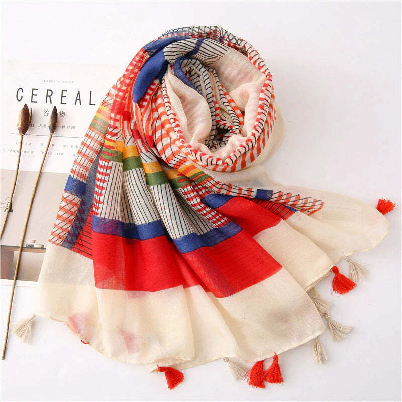 Venice Cotton Scarf - Style 2