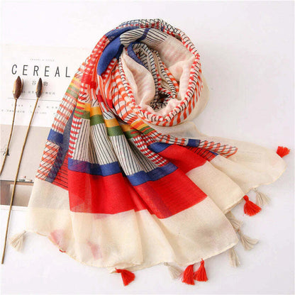 Venice Cotton Scarf - Style 2