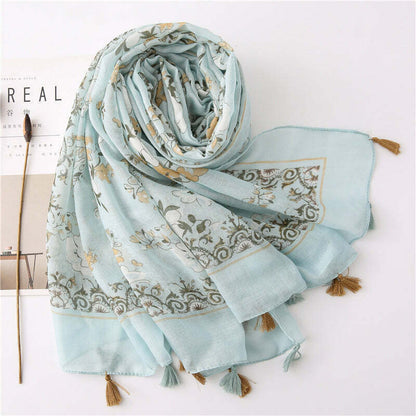 Venice Cotton Scarf - Style 9