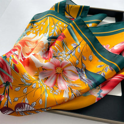 Lenço Toque de Seda Catânia 70x70cm - Estilo 36