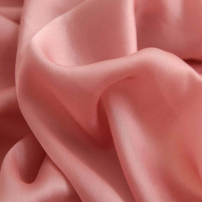 Echarpe Toque de Seda Lisa 180x90cm - Rosa Chá