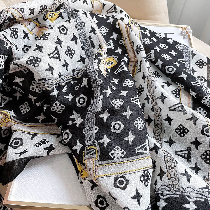 Turin Cotton Scarf - Style 38