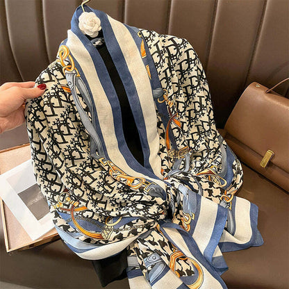 Turin Cotton Scarf - Style 35