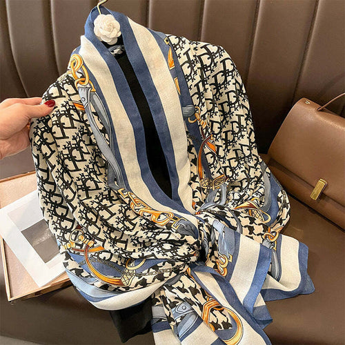 Turin Cotton Scarf - Style 35