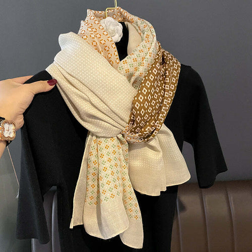 Turin Cotton Scarf - Style 7