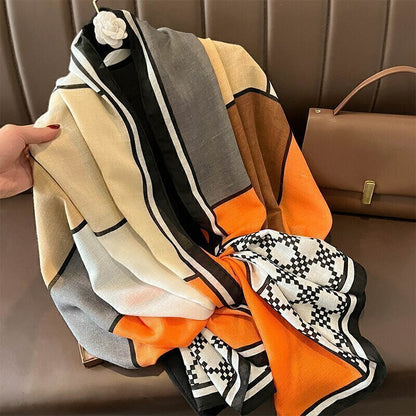 Turin Cotton Scarf - Style 8
