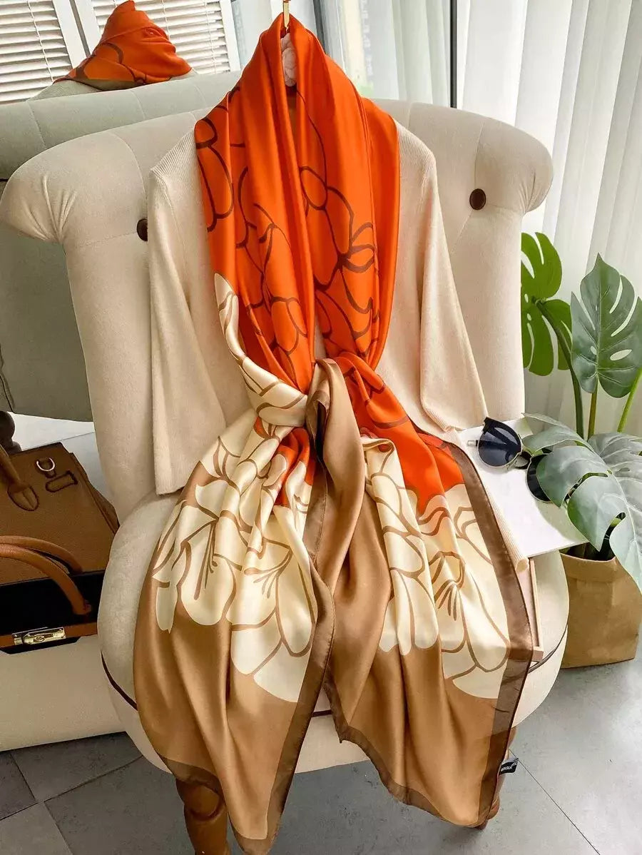 Milan Silk Touch Scarf - Style 21