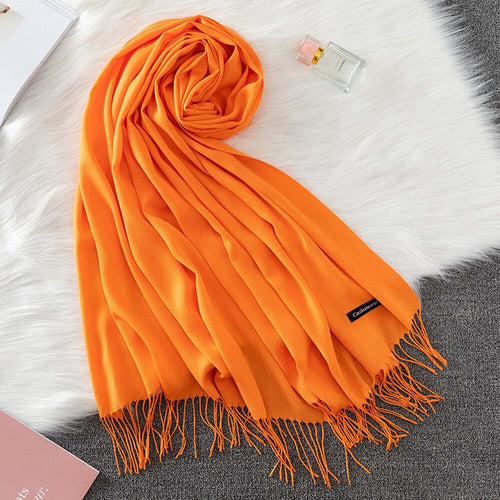 Pashmina Lisa 175x70cm - Laranja