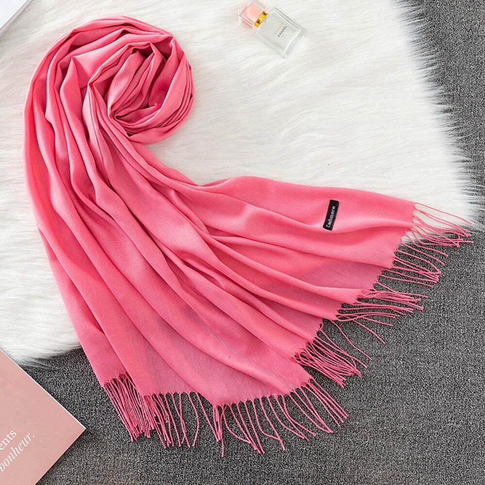 Pashmina Lisa 175x70cm - Rosa Chiclete