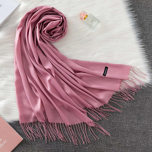 Pashmina Lisa 175x70cm - Rosa Melância