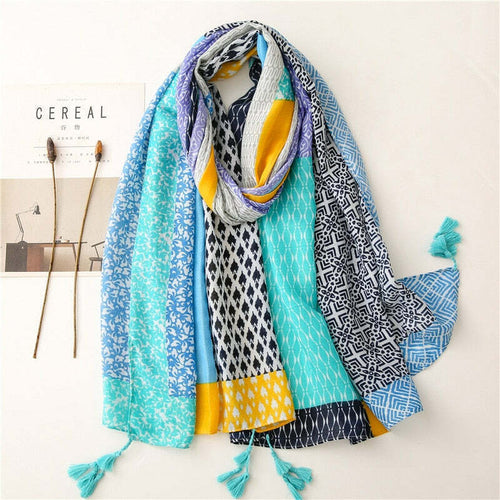 Venice Cotton Scarf - Style 7