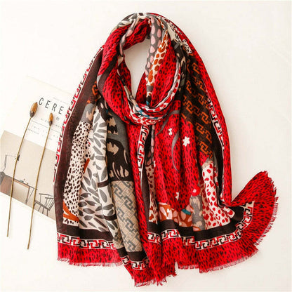 Venice Cotton Scarf - Style 19