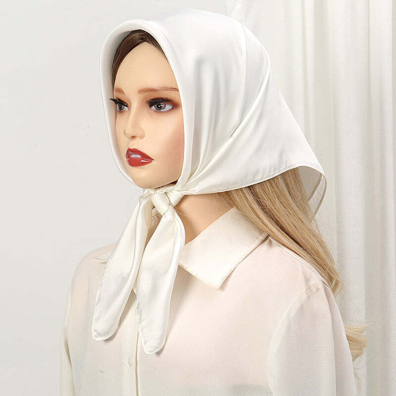 Lenço Toque de Seda Cores Lisas 70x70cm - Cor 2