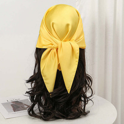 Lenço Toque de Seda Cores Lisas 70x70cm - Cor 18