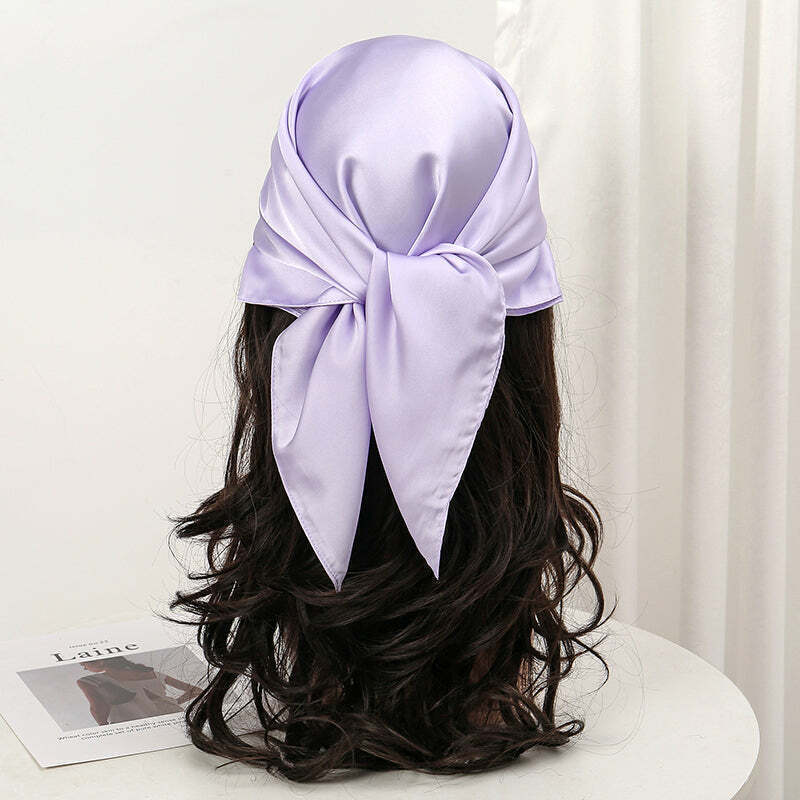 Lenço Toque de Seda Cores Lisas 70x70cm - Cor 7