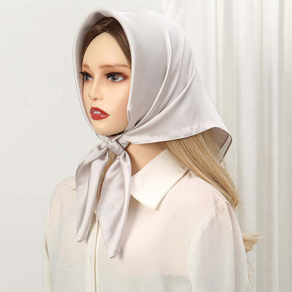 Lenço Toque de Seda Cores Lisas 70x70cm - Cor 3