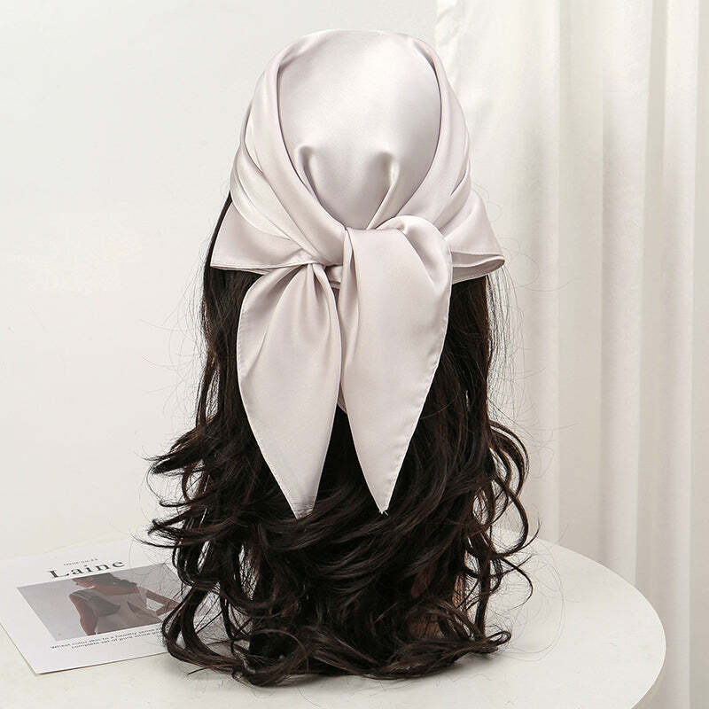 Lenço Toque de Seda Cores Lisas 70x70cm - Cor 3