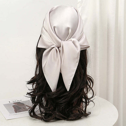 Lenço Toque de Seda Cores Lisas 70x70cm - Cor 3