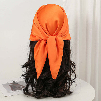 Lenço Toque de Seda Cores Lisas 70x70cm - Cor 9