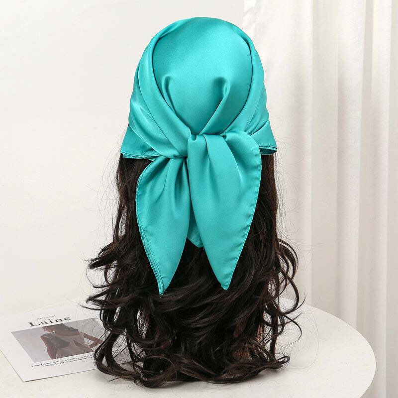 Lenço Toque de Seda Cores Lisas 70x70cm - Cor 20