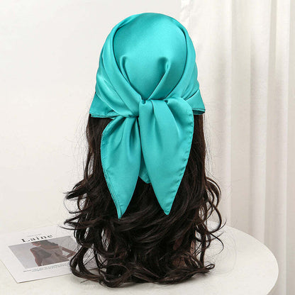 Lenço Toque de Seda Cores Lisas 70x70cm - Cor 20